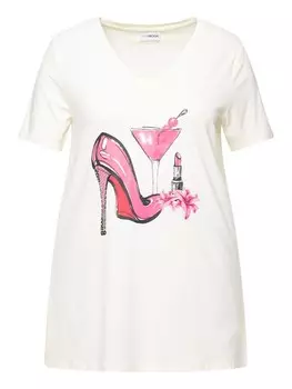 Футболка MIAMODA, цвет schneewei