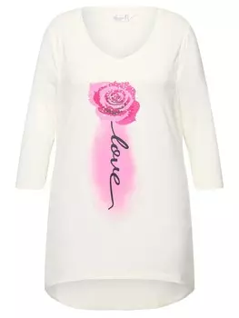 Футболка MIAMODA, цвет schneewei