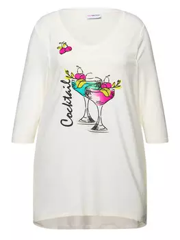 Футболка MIAMODA, цвет schneewei