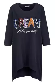 Футболка MIAMODA Long, морской