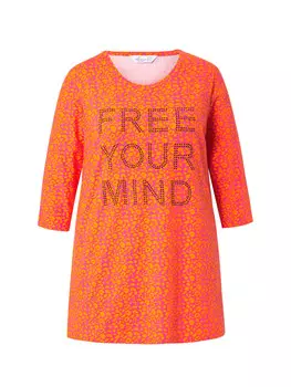 Футболка MIAMODA Longshirt, оранжевый