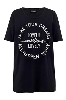 Футболка MIAMODA Shirt, черный