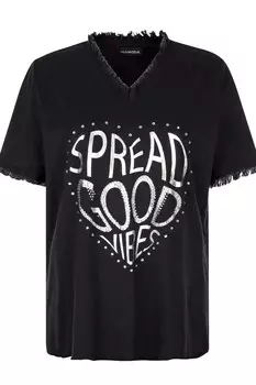 Футболка MIAMODA Shirt, черный