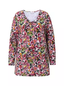 Футболка MIAMODA Shirt, цвет purpur