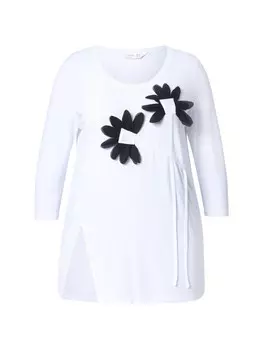 Футболка MIAMODA Shirt, цвет schneewei