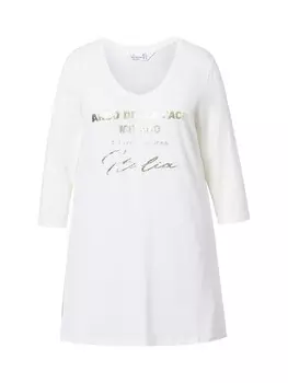 Футболка MIAMODA Shirt, цвет schneewei