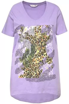 Футболка MIAMODA Shirt, сиреневый