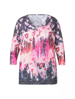 Футболка MIAMODA Shirt, темно-синий