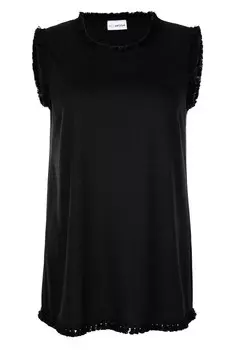 Футболка MIAMODA Strick Top, черный