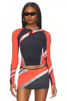 Футболка Miaou Long Sleeve, цвет Roma Print