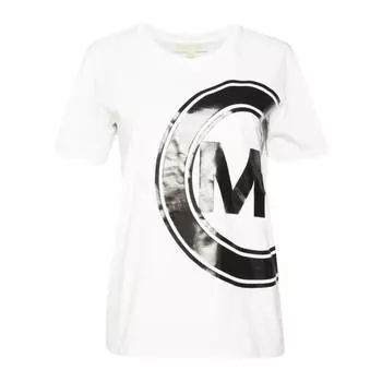 Футболка Michael Kors Graphic Charm Classic Tee Print, белый