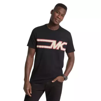 Футболка Michael Kors Graphic Logo Cotton, черный