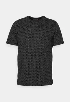 Футболка Michael Kors Sig Tee With Print, черный