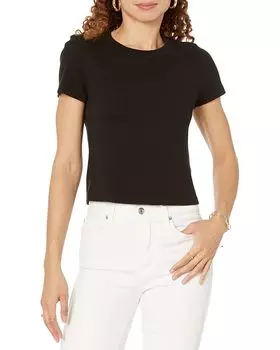 Футболка Michael Stars Mimi Cropped, черный