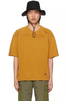 Футболка Midshipman Nanamica, цвет mustard