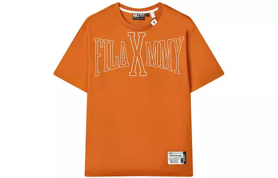 Футболка Mihara Yasuhiro X для мужчин Dead Leaf Orange Fila, оранжевый
