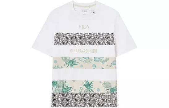 Футболка Mihara Yasuhiro X MIHARA YASUHIRO Мужская светло-серая Fila, серый