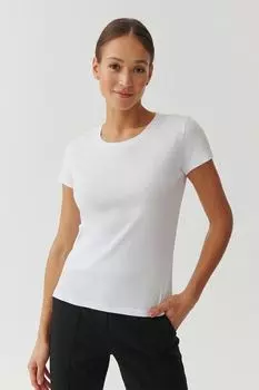 Футболка Mikaja с овальным вырезом Tatuum, белый