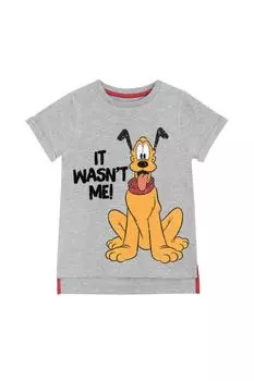 Футболка «Микки Маус и друзья Плутона» Disney, серый