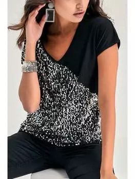 Футболка Milan Kiss, черный/белый