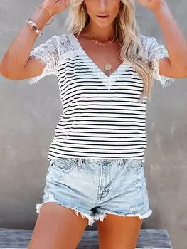 Футболка Milan Kiss, цвет creme/schwarz