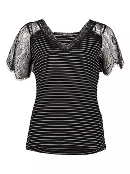 Футболка Milan Kiss Shirt, черный/белый