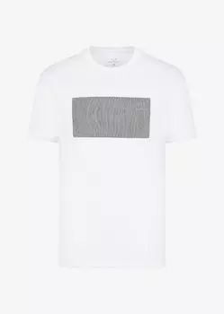 Футболка Milano New York стандартного кроя из джерси и хлопка Armani Exchange, белый