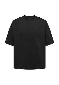Футболка "Миллениум", хлопок, мужская ONLY & SONS, цвет 187679 Black