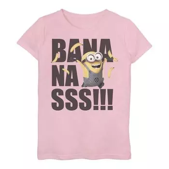 Футболка «Миньоны» для девочек 3–16 лет Dave Goes Bananas Licensed Character