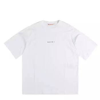 Футболка mini logo Marni, белый
