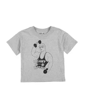 Футболка Mini Rodini, светло-серый