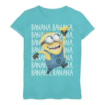 Футболка Minions Gone Bananas для девочек от 3 до 16 лет Licensed Character