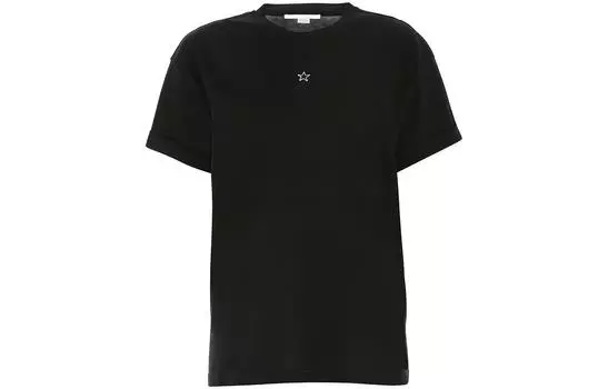 Футболка Ministar с круглым вырезом Stella McCartney, черный