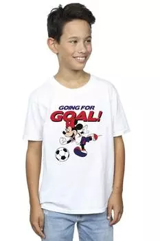 Футболка «Минни Маус идет к воротам» Disney, белый