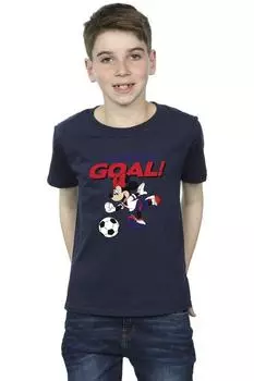 Футболка «Минни Маус идет к воротам» Disney, темно-синий