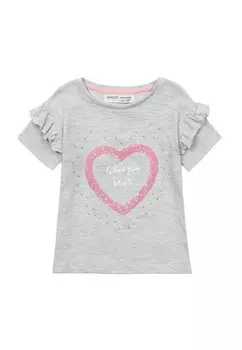 Футболка Minoti, пятнистый серый