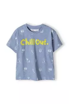 Футболка Minoti, пятнистый синий