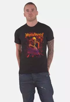 Футболка «Мир продает» Megadeth, черный