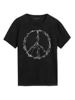 Футболка Мира из колючей проволоки John Varvatos, черный