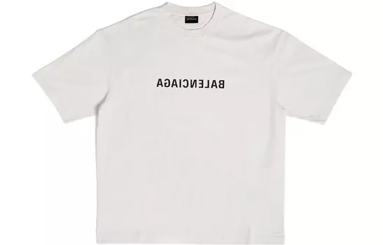 Футболка Mirror унисекс бежевый Balenciaga, цвет Apricot Cream