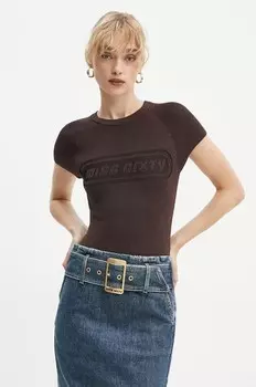 Футболка Miss Sixty, коричневый