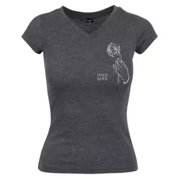 Футболка Miss Tee Only Love, серый