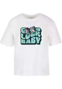 Футболка Miss Tee Shirt Good Luck Baby, белый