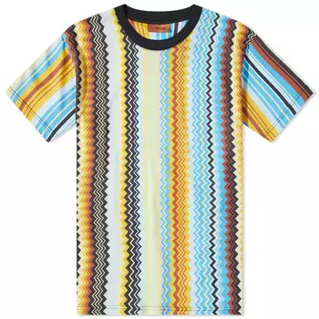 Футболка Missoni Vertical Zig Zag Striped Tee