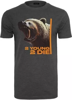Футболка Mister Tee 2 Young 2 Die Tee, серый