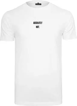 Футболка Mister Tee Absolutely Not Tee, белый