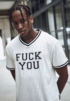 Футболка Mister Tee Fuckyou Jersey, белый