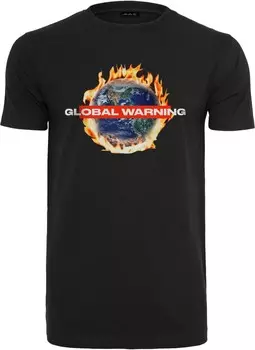 Футболка Mister Tee Global Warning Tee, черный