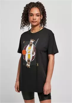 Футболка Mister Tee Ladies King James LA Tee, черный