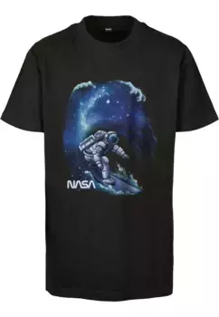 Футболка Mister Tee "Mister Tee Kids Детская футболка для серфинга NASA" Mistertee, черный